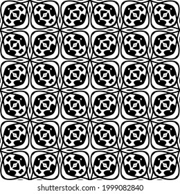 Seamless vector pattern in geometric ornamental style. 