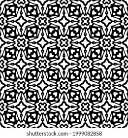 Seamless vector pattern in geometric ornamental style.