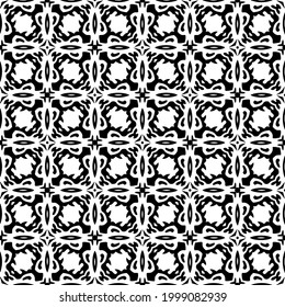 Seamless vector pattern in geometric ornamental style. 
