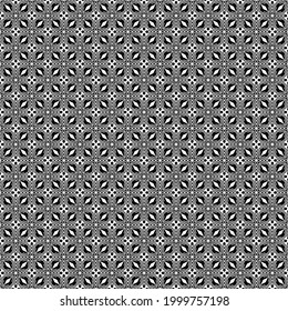 Seamless vector pattern in geometric ornamental style. 