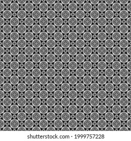Seamless vector pattern in geometric ornamental style. 
