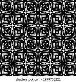 Seamless vector pattern in geometric ornamental style. 