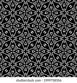 Seamless vector pattern in geometric ornamental style. 