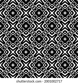 Seamless vector pattern in geometric ornamental style. 