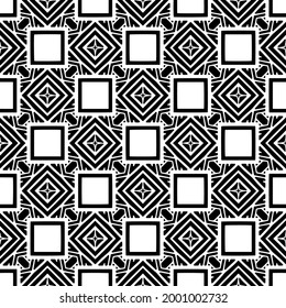 Seamless vector pattern in geometric ornamental style. 