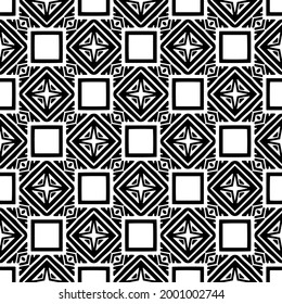 Seamless vector pattern in geometric ornamental style. 