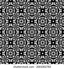 Seamless vector pattern in geometric ornamental style. 