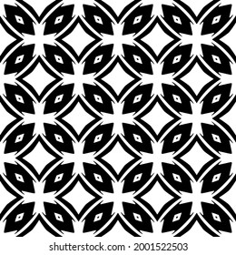 Seamless vector pattern in geometric ornamental style.