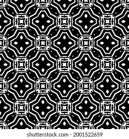 Seamless vector pattern in geometric ornamental style.