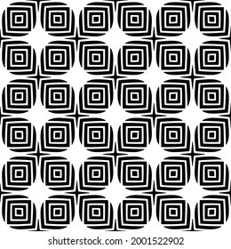 Seamless vector pattern in geometric ornamental style.