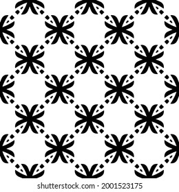 Seamless vector pattern in geometric ornamental style.