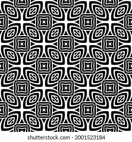 Seamless vector pattern in geometric ornamental style.