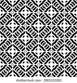 Patrón vectorial sin foco en estilo ornamental geométrico.