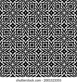Seamless vector pattern in geometric ornamental style.