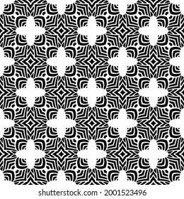 Seamless vector pattern in geometric ornamental style.