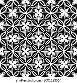 Seamless vector pattern in geometric ornamental style.