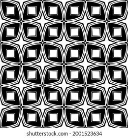 Seamless vector pattern in geometric ornamental style.