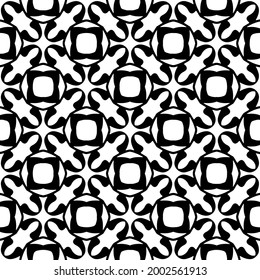 Seamless vector pattern in geometric ornamental style. 