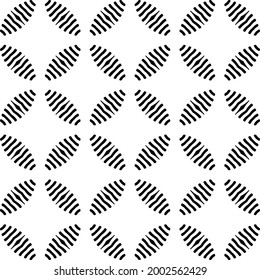 Patrón vectorial sin foco en estilo ornamental geométrico. 