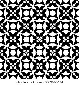 Seamless vector pattern in geometric ornamental style. 