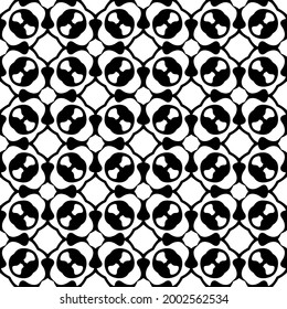 Seamless vector pattern in geometric ornamental style. 