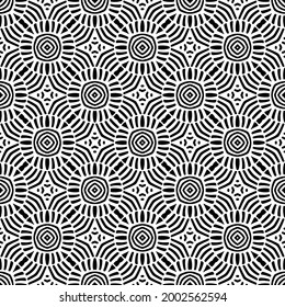 Seamless vector pattern in geometric ornamental style. 