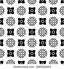 Seamless vector pattern in geometric ornamental style. 