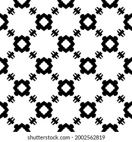 Seamless vector pattern in geometric ornamental style. 