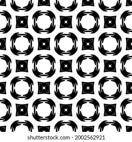 Seamless vector pattern in geometric ornamental style. 