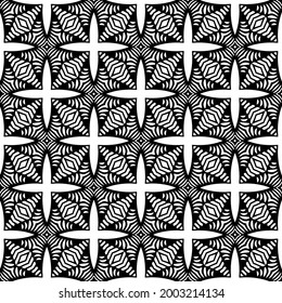 Seamless vector pattern in geometric ornamental style. 