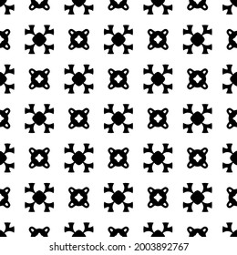 Seamless vector pattern in geometric ornamental style.