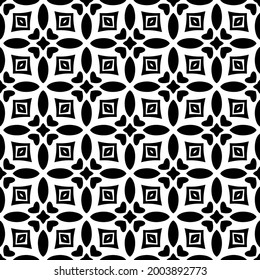 Seamless vector pattern in geometric ornamental style.