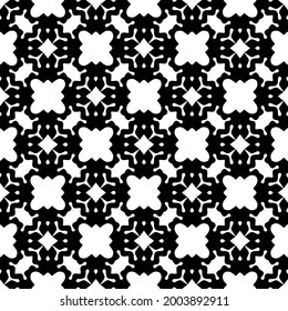 Seamless vector pattern in geometric ornamental style.