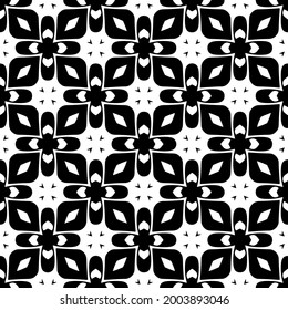 Seamless vector pattern in geometric ornamental style.