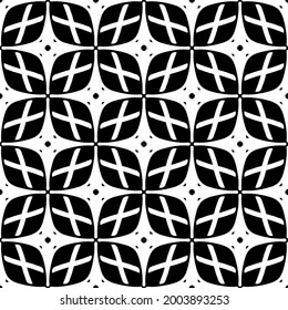 Seamless vector pattern in geometric ornamental style.