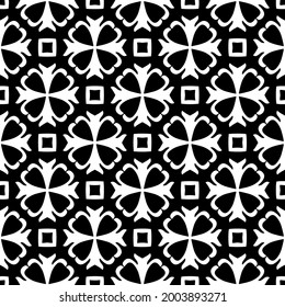 Seamless vector pattern in geometric ornamental style.
