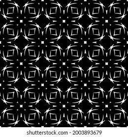 Seamless vector pattern in geometric ornamental style.