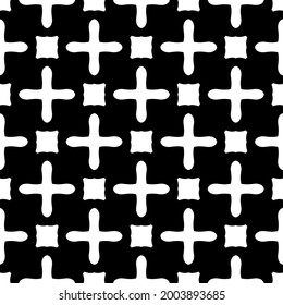 Seamless vector pattern in geometric ornamental style.