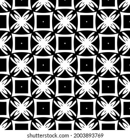 Seamless vector pattern in geometric ornamental style.
