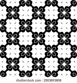 Seamless vector pattern in geometric ornamental style.