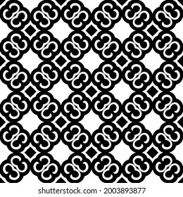 Nahtlose Vektormuster im geometrischen Zierstil.