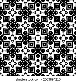 Seamless vector pattern in geometric ornamental style.