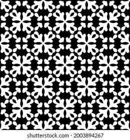 Seamless vector pattern in geometric ornamental style.