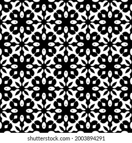 Seamless vector pattern in geometric ornamental style.