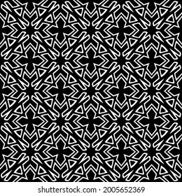 
Seamless vector pattern in geometric ornamental style. 