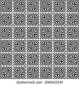 
Seamless vector pattern in geometric ornamental style. 