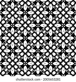 
Seamless vector pattern in geometric ornamental style. 