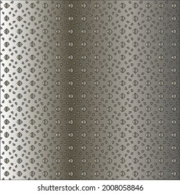 Seamless vector pattern in geometric ornamental style. Black and white pattern.