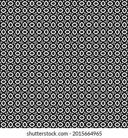 Seamless vector pattern in geometric ornamental style. Black and white pattern.