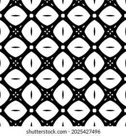 Seamless vector pattern in geometric ornamental style. Black  ornament.